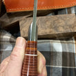 Cargar imagen en el visor de la galería, Cuchillo Puukko integral Nil Fonsere, mango cuero y sambar
