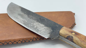 Cuchillo Custom Mango Algarrobo acero O1 de Nil Fonsere
