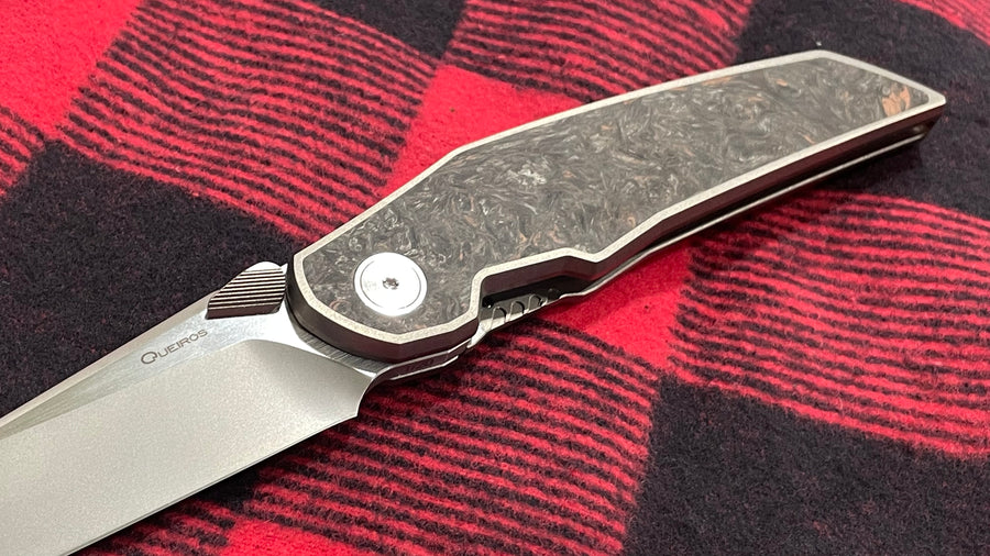 Navaja Iberian Integral Titanio Bastard Knives, diseño Queirós edición 1/20
