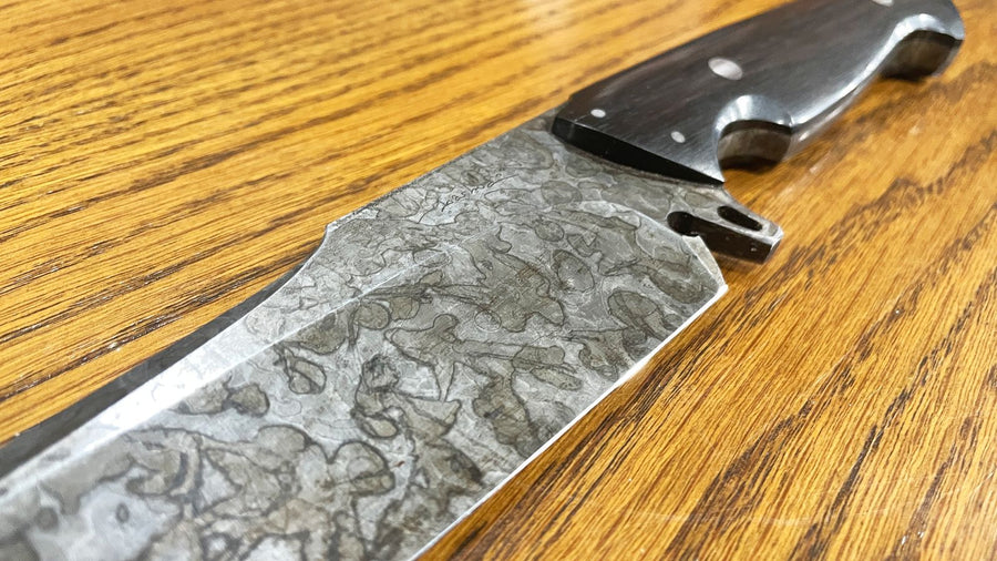 Cuchillo Macho Riojano 'El Sucio' de Miguel Barbudo. Modelo único hecho a mano