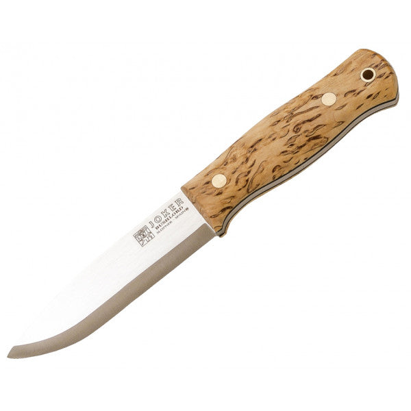 Cuchillo Joker Bushlore CL-138-P Abedul rizado y pedernal