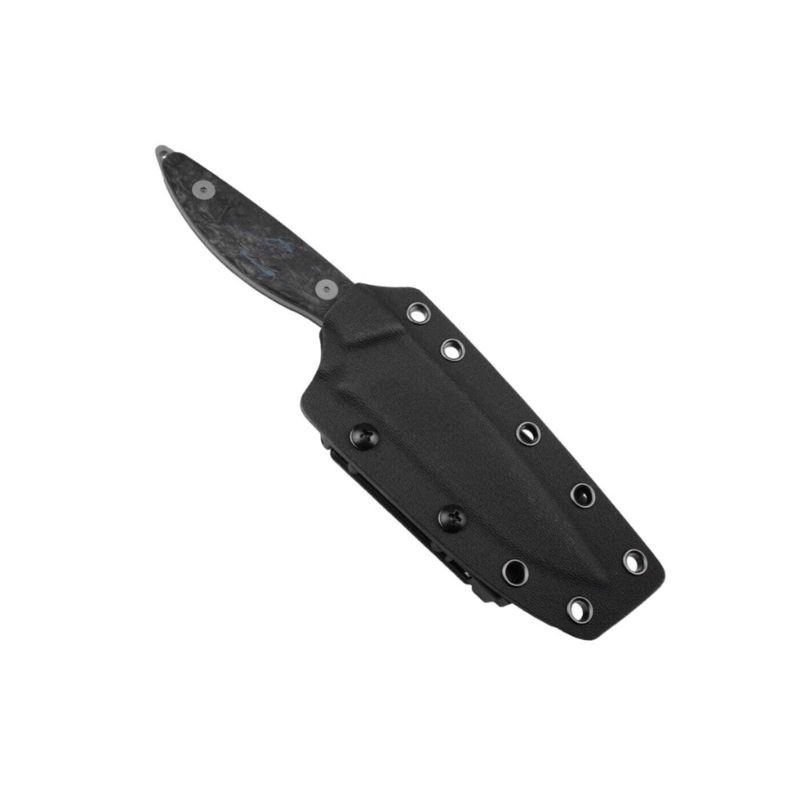 Cuchillo Bastard Venator fixed Fat Carbon Blue
