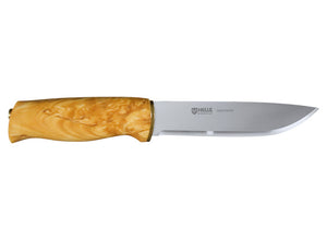 Cuchillo HELLE Jegermester Inox 12C27 y mango Abedul