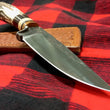 Cargar imagen en el visor de la galería, Cuchillo Mestizo Nil Fonsere, sambar y cuero guarda G
