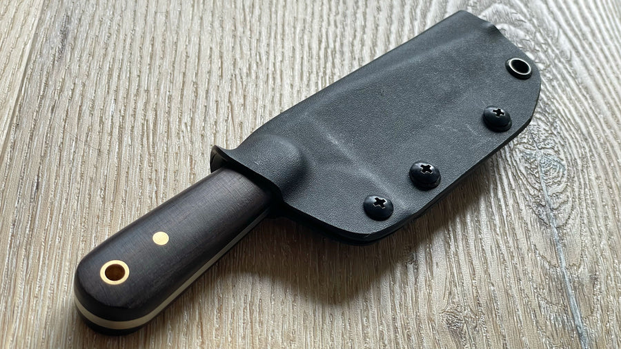 Garcimonte, cuchillo  EDC “As de Diamantes”, acero Elmax y granadillo negro