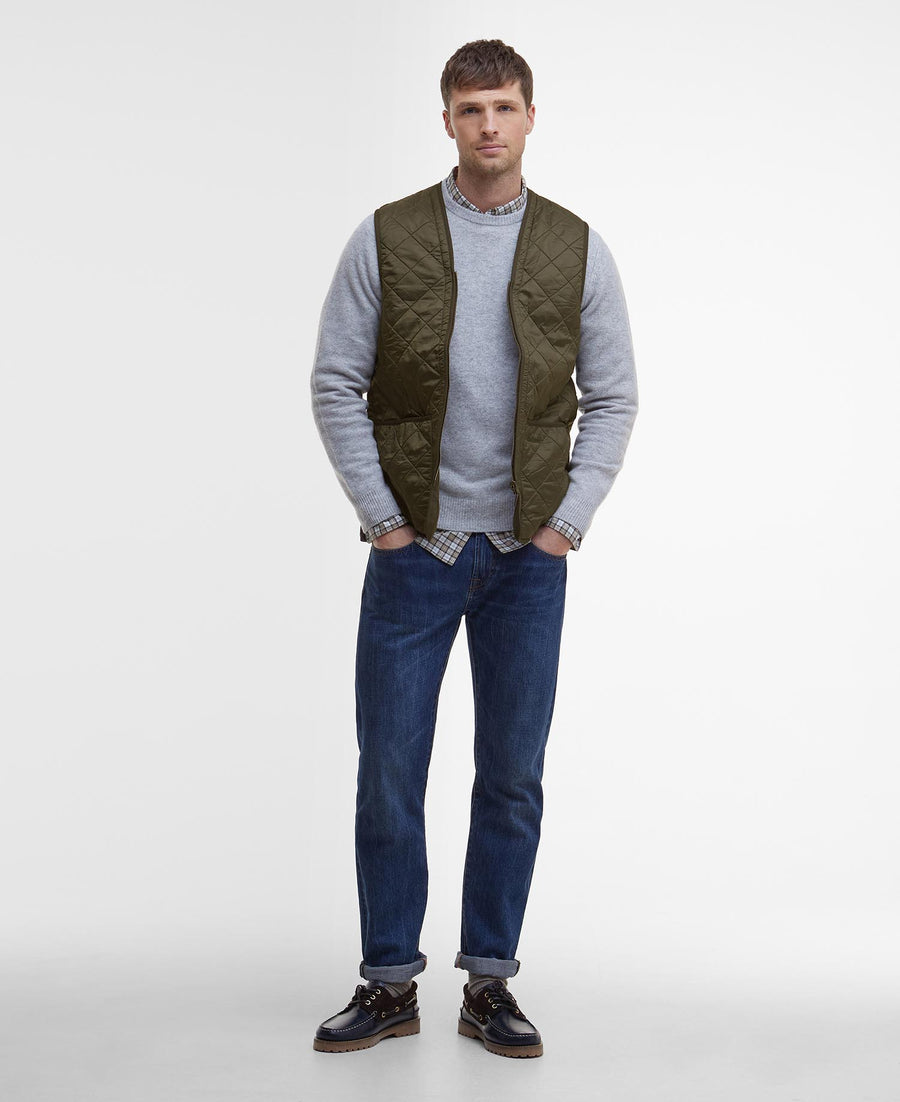 Forro Barbour Polarquilt con cremallera.
