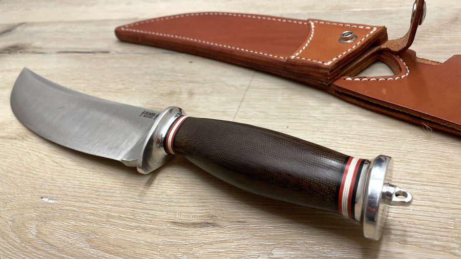 Cuchillo Scagel Bowie Green Canvas Micarta