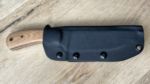 Cuchillo Skinner GMT Garcimonte, Acero Elmax cachas coyote y Funda Kydex