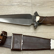 Cargar imagen en el visor de la galería, Cuchillo Muela Alano Asta de ciervo, ornamentado en plata
