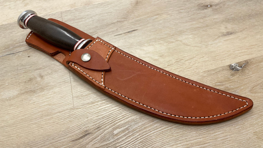 Cuchillo Scagel Bowie Green Canvas Micarta