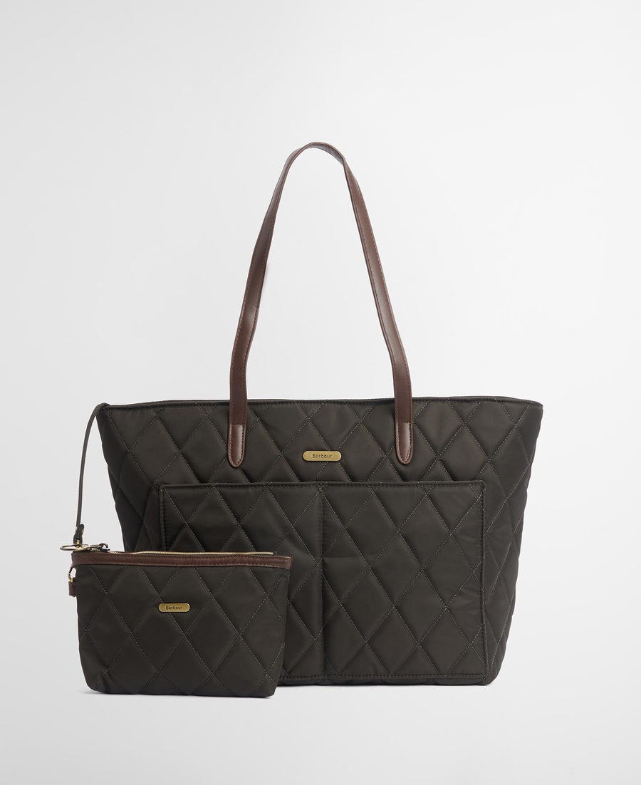Bolso de mano Barbour Acolchada (Verde)