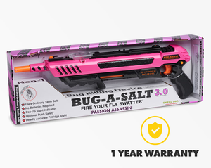 PISTOLA DE SAL PARA MOSQUITOS PINK EDITION 3.0 (BUG-A-SALT)