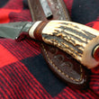 Cargar imagen en el visor de la galería, Cuchillo Buddy integral, Nil Fonsere en Sambar y cuero

