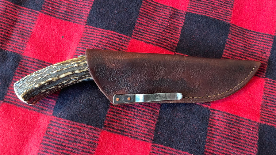 Cuchillo Trapper de Nil Fonsere, Viga encajada en Sambar