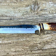 Cargar imagen en el visor de la galería, Cuchillo Behring Custom mod. Fighter, mango Sambar dos fundas
