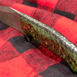 Cargar imagen en el visor de la galería, Cuchillo “Víbora” Damasteel RWL y cachas fat carbon Jungle War, de Alejandro Medrano
