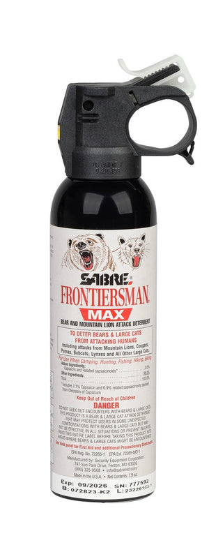 SPRAY SABRE FRONTIERSMAN DISUASORIO PARA OSOS DE 7,9 ONZAS