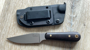 Garcimonte, cuchillo  EDC “As de Diamantes”, acero Elmax y granadillo negro