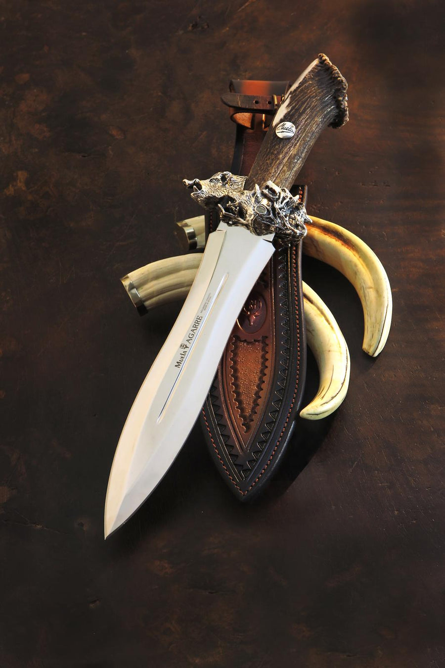 Cuchillo Muela lujo “Agarre”,  (Número serie 25 especial 2025) Oro y Plata, edición limitada 250 piezas