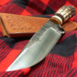 Cargar imagen en el visor de la galería, Cuchillo Mestizo Nil Fonsere, sambar y cuero guarda G
