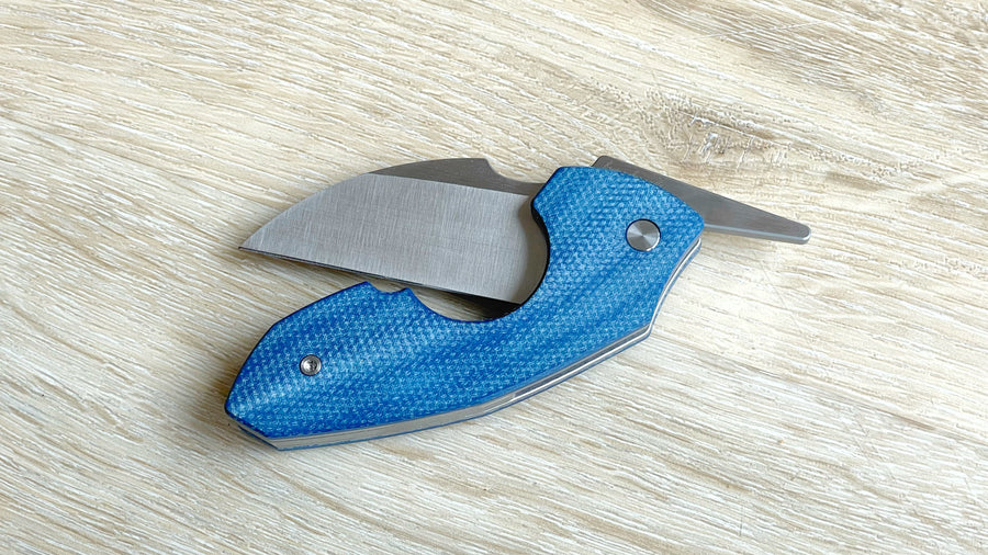 🔪 Navaja Barbudo CigarCutter Blue Micarta – Edición Limitada