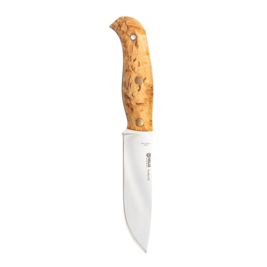 Cuchillo Helle Nordlys FG abedul acero Inox 12C27
