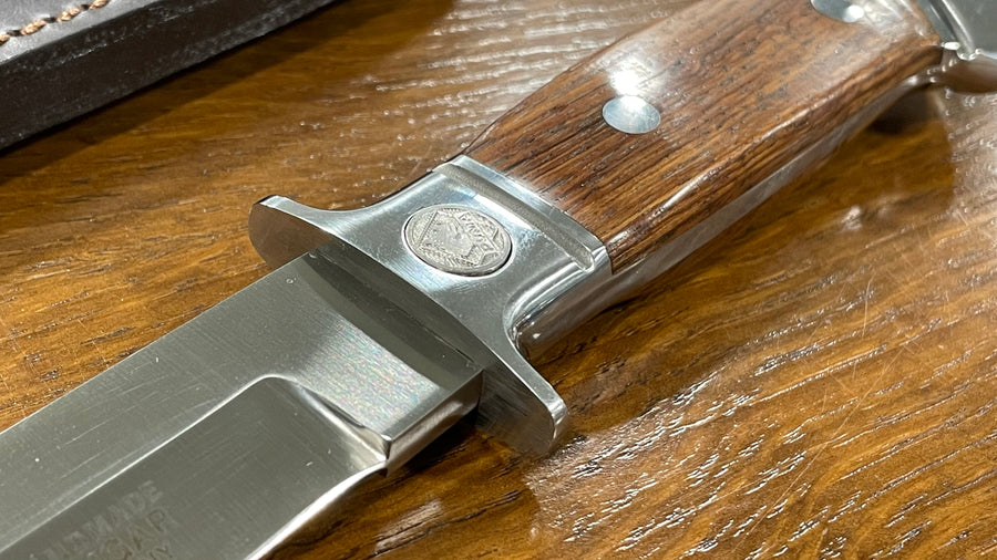 🗡️ Cuchillo Puma Cougar '80s Vintage – 154CM , Jacaranda