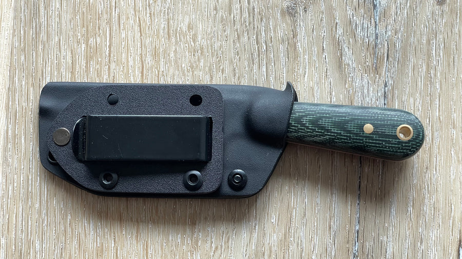 Cuchillo As de diamantes GMT Garcimonte en cachas micarta verde