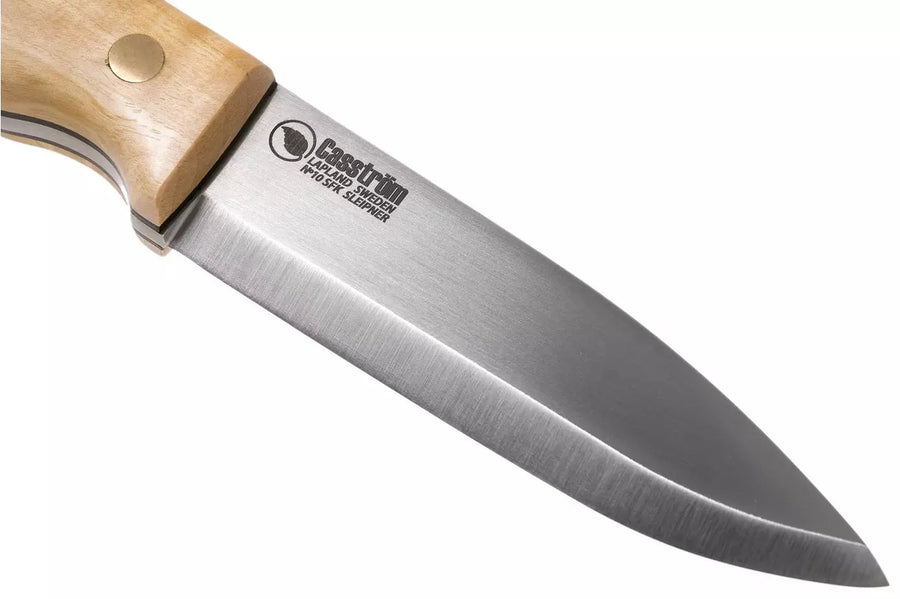 Cuchillo Sueco Casström N.10 de abedul rizado de selección