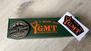 Garcimonte, cuchillo  EDC “As de Diamantes”, acero Elmax y granadillo negro