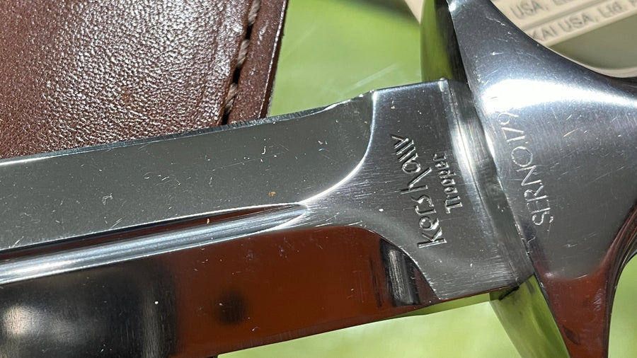 Cuchillo Kershaw Trapper mango madera 90’s