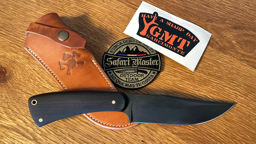 Cuchillo Garcimonte GMT Worker en cachas granadillo y funda piel