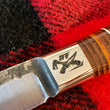 Cargar imagen en el visor de la galería, Cuchillo Puukko Edición limitada Nil Fonsere/Safari Master, sambar y cuero

