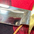 Cargar imagen en el visor de la galería, Cuchillo Muela Bowie antiguo 80’s madera guarda doble
