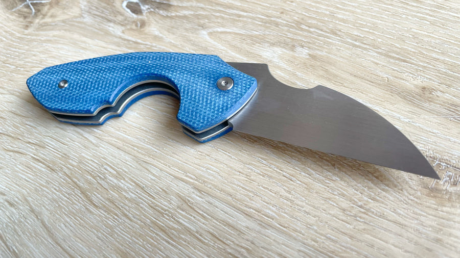 🔪 Navaja Barbudo CigarCutter Blue Micarta – Edición Limitada