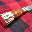 Cargar imagen en el visor de la galería, Cuchillo Puukko Nil Fonsere limitado cuero y Sambar
