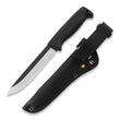 Cargar imagen en el visor de la galería, Cuchillo Peltonen Knives M95 Ranger Puukko Mango negro sin revestimiento Funda de cuero negro
