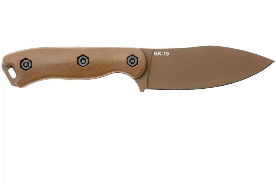 🔪  Cuchillo Ka-Bar Becker Nessmuk Brown, cuchillo de supervivencia BK19