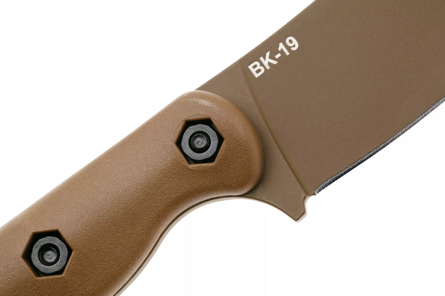 🔪  Cuchillo Ka-Bar Becker Nessmuk Brown, cuchillo de supervivencia BK19