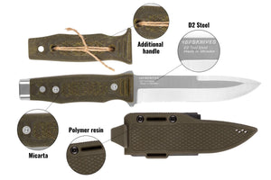 🗡️ KHARAKTERNYK — Cuchillo de Campaña de Alta Gama por BPS