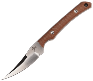 Cuchillo Bastard Knives Xerxes Brown Micarta