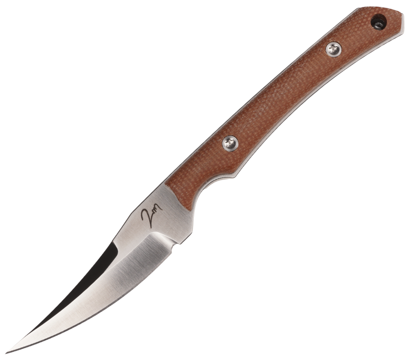 Cuchillo Bastard Knives Xerxes Brown Micarta