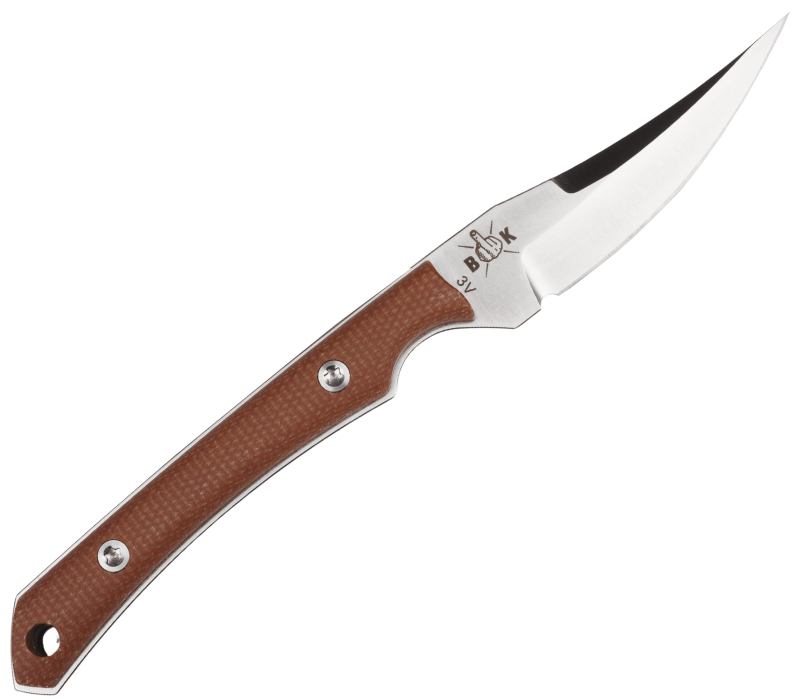 Cuchillo Bastard Knives Xerxes Brown Micarta