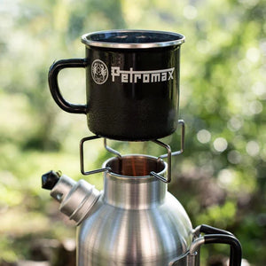 Taza de esmalte Negra PX-MUG-S (PETROMAX)