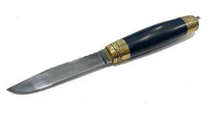 Cuchillo artesanal le Tonneau (tipo barril ) en madera de Ébano.