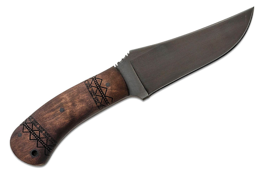 Cuchillo Winkler Belt WK002, cachas Tiger Maple Tribal