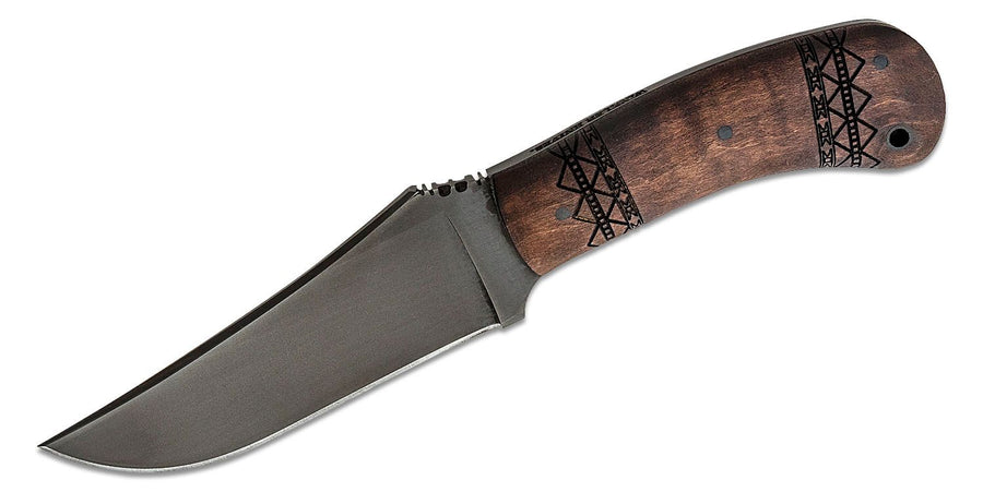 Cuchillo Winkler Belt WK002, cachas Tiger Maple Tribal