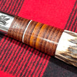 Cargar imagen en el visor de la galería, Cuchillo Puukko Nil Fonsere edición limitada Safari, cuero y sambar premium
