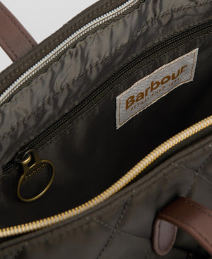 Bolso de mano Barbour Acolchada (Verde)