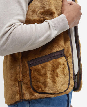 Forro Barbour con cremallera de pelo cálido